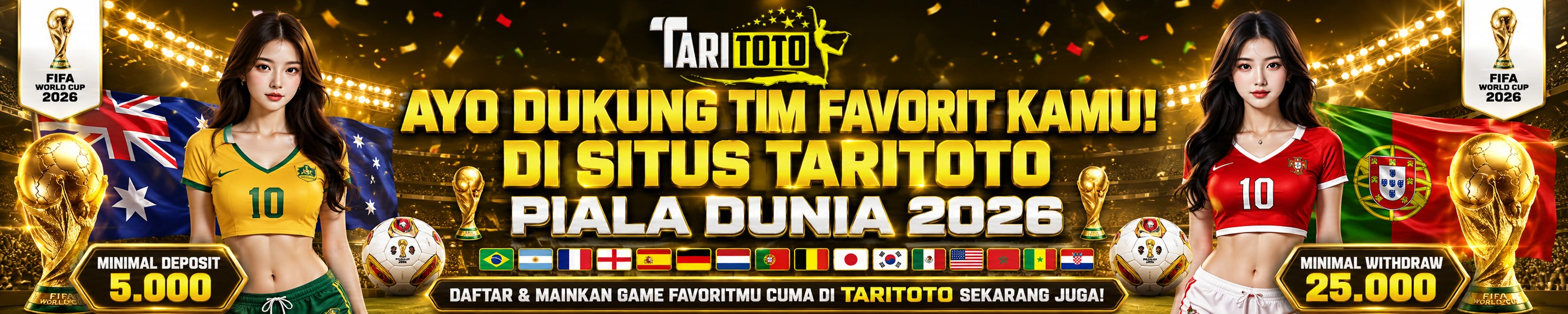 DUKUNG PIALA DUNIA 2026 DI TARITOTO